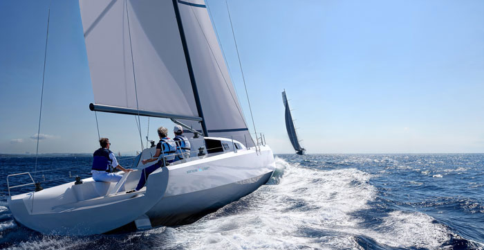 Offshore 34, il bolide riciclabile