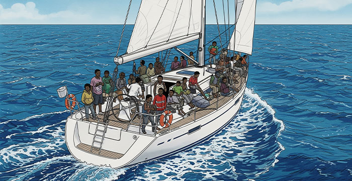 Le barche a vela dei trafficanti