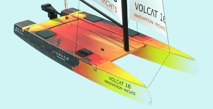 Volcat 16, il catamarano vulcanico