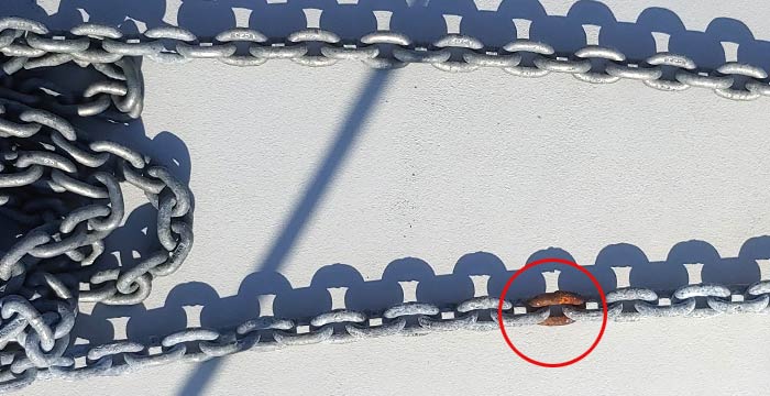 Catena: va bene la falsa maglia?