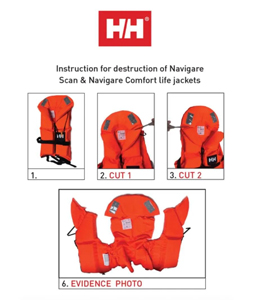 Helly Hansen richiama 
8.800 giubbotti di salvataggio