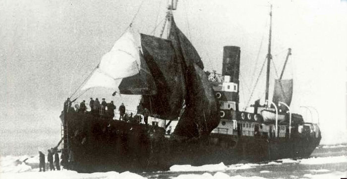 La rompighiaccio che navigò a vela