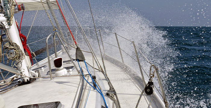 Oceano indiano controvento