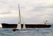 Di Benedetto 
naufraga in Atlantico