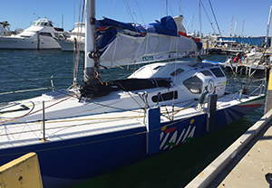 Gaetano Mura a Fremantle
problemi al Class 40 Italia